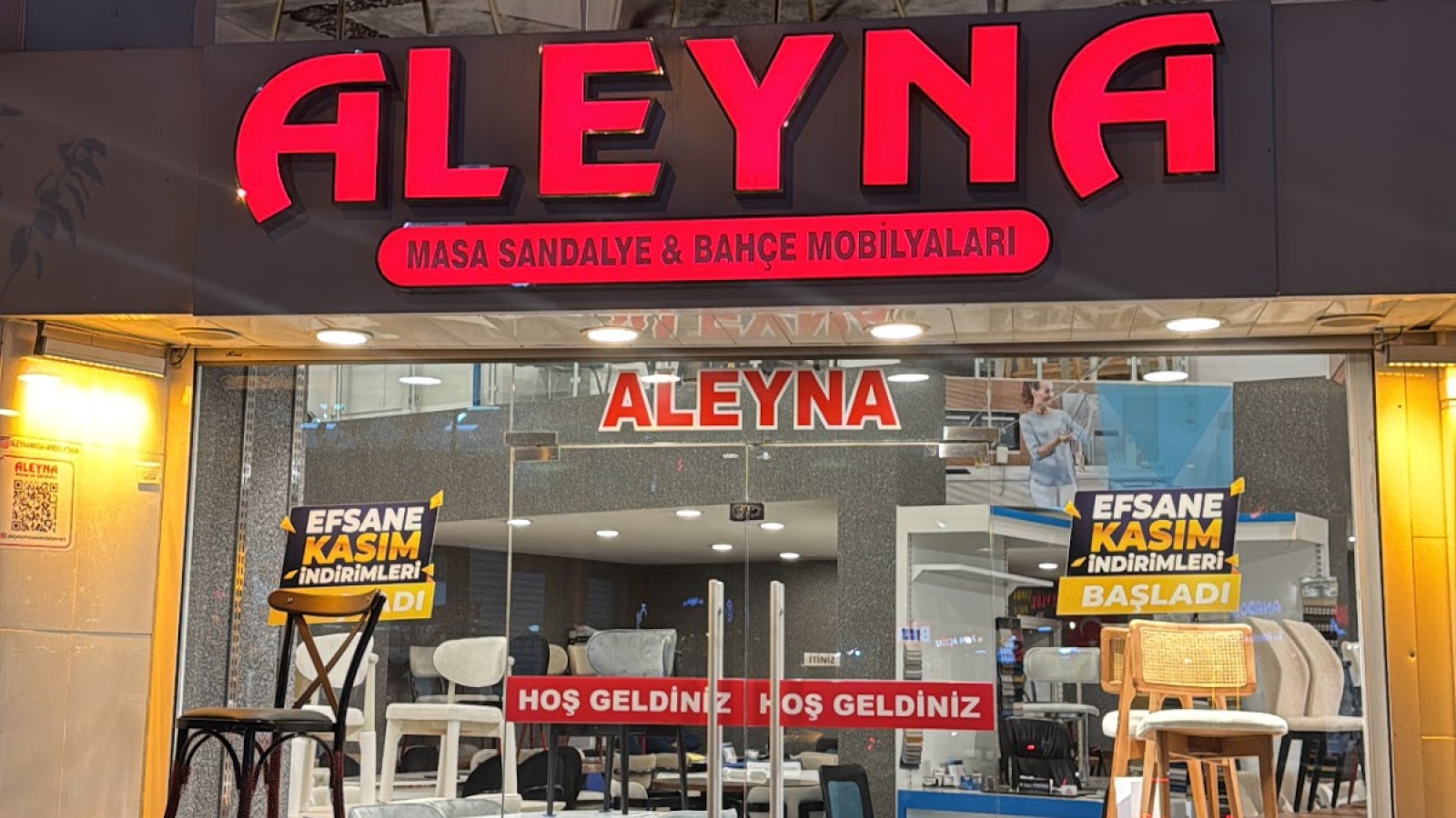 Aleyna masa ve sandalye bahçe mobilyaları